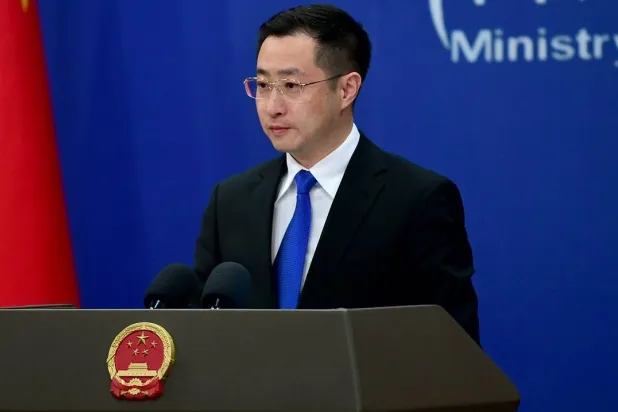 المتحدث باسم وزارة الخارجية الصينية لين جيان (حسابه عبر منصة «إكس»)