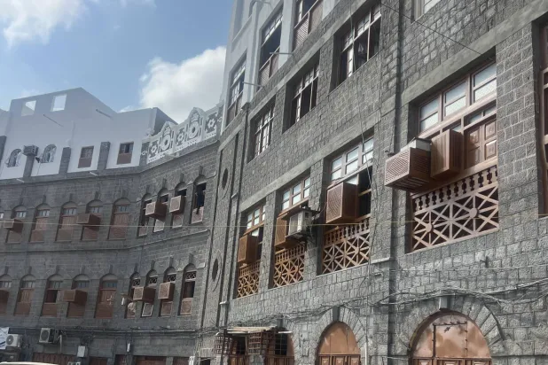 الحي القديم في عدن يتميز بالنمط المعماري الأصيل (الشرق الأوسط)