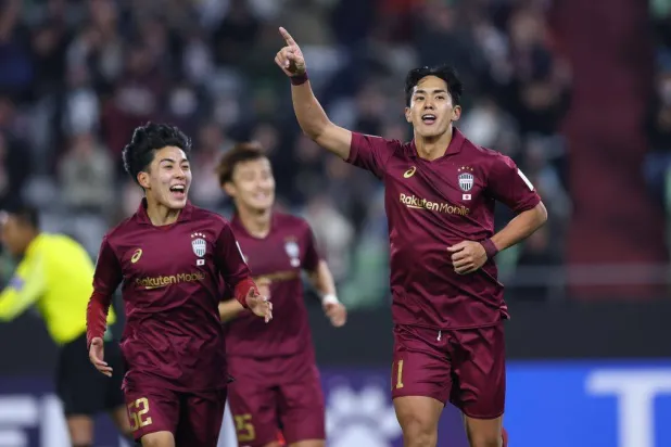 فرحة لاعبي فيسل كوبي (الاتحاد الآسيوي)