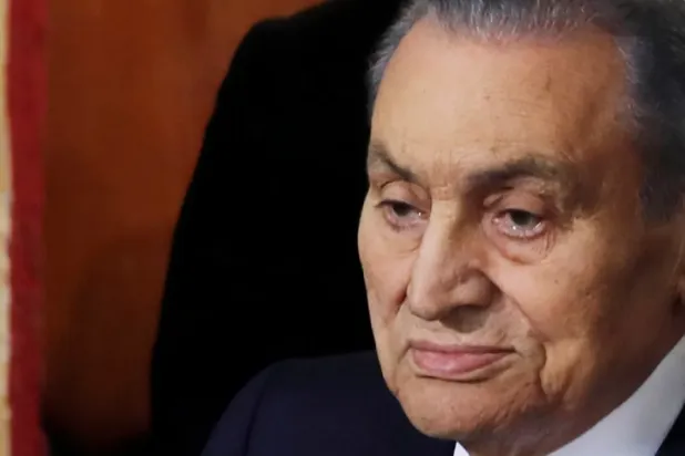 الرئيس المصري السابق الراحل حسني مبارك (رويترز)