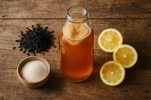 شاي الكومبوتشا بديل صحي للمشروبات الغازية (بيكسباي)