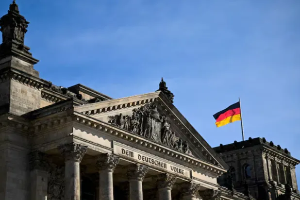 A view shows the front of the Reichstag building, the seat of the German parliament, the Bundestag, in Berlin, Germany March 5, 2025. REUTERS/Annegret Hilse/File Photo