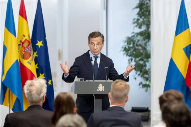 رئيس الوزراء السويدي أولف كريسترشون (د.ب.أ)