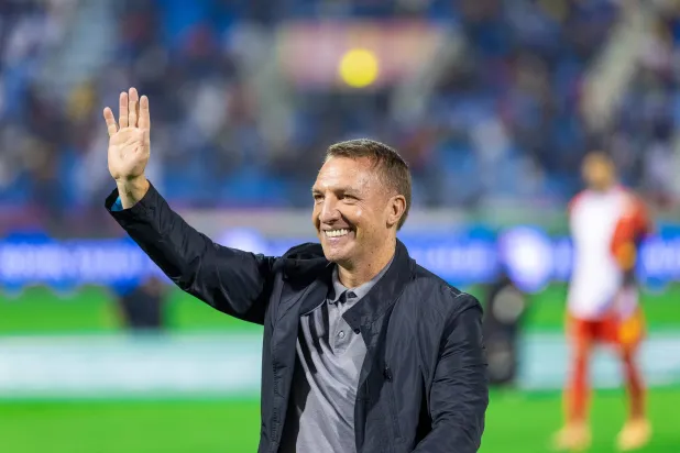 بريندان رودجرز مدرب فريق القادسية (تصوير: عيسى الدبيسي) 