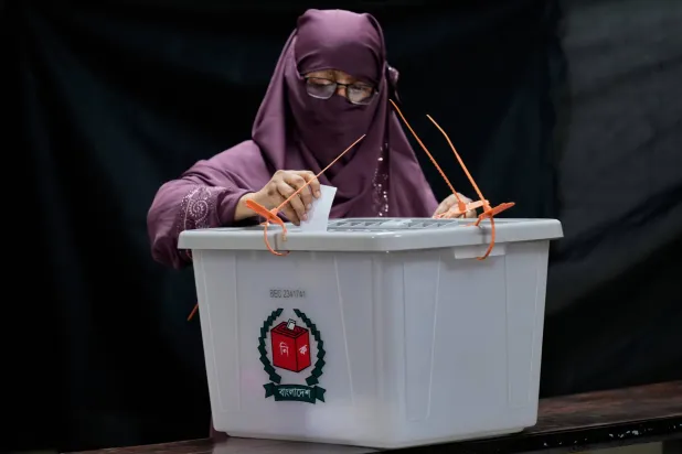 جانب من انتخابات بنغلادش (أ.ب)