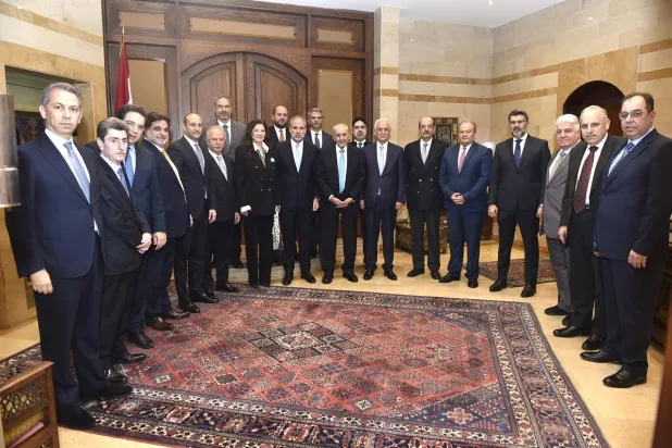 رئيس البرلمان اللبناني نبيه بري يستقبل وفداً من نقابة المحامين (رئاسة مجلس النواب)