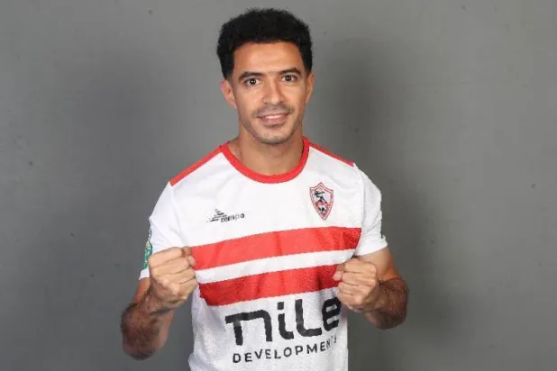 عمر جابر قائد الفريق الأول لكرة القدم بنادي الزمالك (نادي الزمالك)