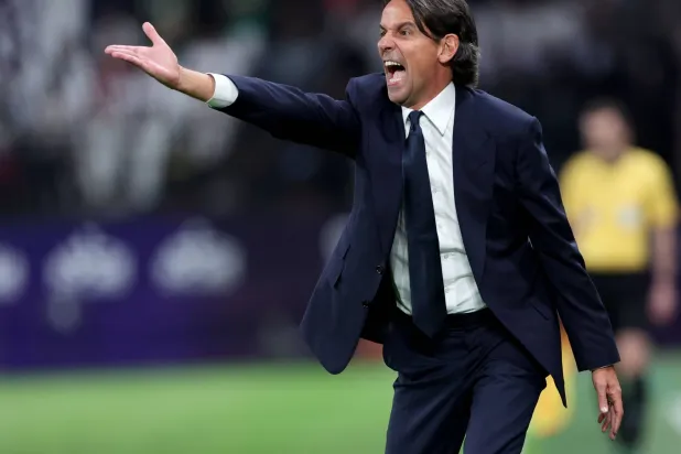 سيموني إنزاغي مدرب فريق الهلال (تصوير: مشعل القدير)