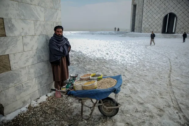 الثلوج والأمطار الغزيرة بأفغانستان في 23 يناير 2026 (إ.ب.أ)