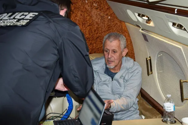 Zubayar al-Bakoush before arriving in the US last week. Photo: FBI Director Kash Patel on X