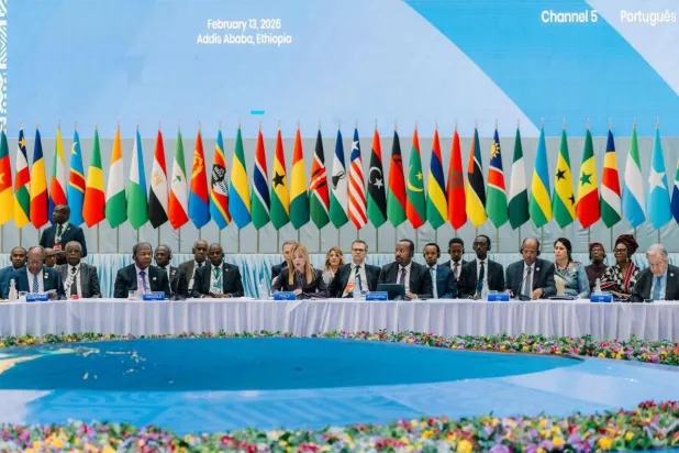 ميلوني تتحدث في ‌ختام القمة ‌الأفريقية الإيطالية الثانية ‌في أديس ⁠أبابا (إكس)