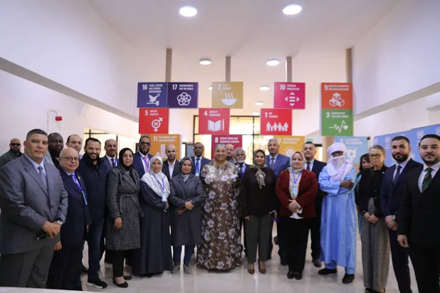 تيتيه خلال لقاء أعضاء المسار الاقتصادي (البعثة الأممية)