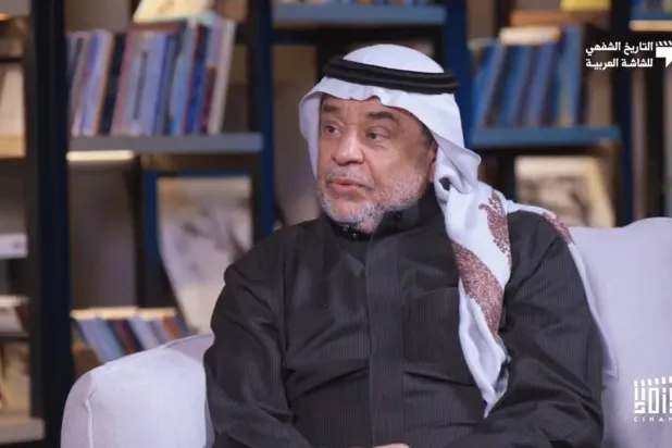 الممثل السعودي راشد الشمراني في أول حلقة من البرنامج (هيئة الأفلام)