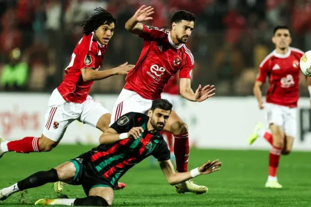 الأهلي المصري تعادل مع نظيره الجيش الملكي المغربي (النادي الأهلي)