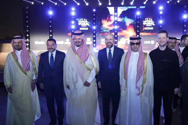 ضيوف حفل افتتاح مشروع «على خطاه» بالمدينة المنورة (حساب آل الشيخ في «إكس»)