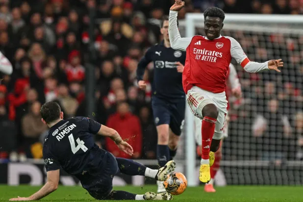  بوكايو ساكا (أ.ف.ب)