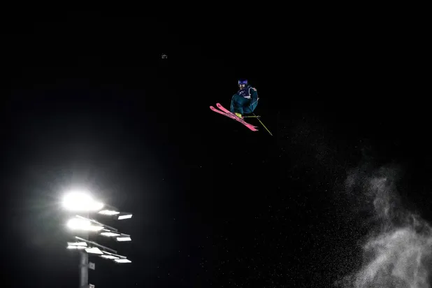 السويسرية ماتيلد غريمو لن تشارك في نهائي الهوائي الكبير (أ.ف.ب)