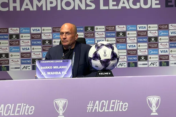 السلوفيني داروين ميلانيتش مدرب الوحدة الإماراتي (الشرق الأوسط)