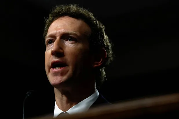 Meta's CEO Mark Zuckerberg testifies during the Senate Judiciary Committee hearing on online child sexual exploitation at the US Capitol in Washington, US, January 31, 2024. (Reuters)