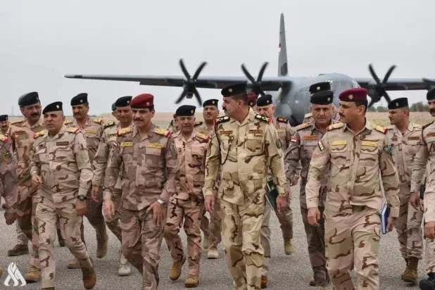 البرلمان العراقي صوّت على تثبيت الفريق أول عبد الأمير يار الله (الثاني من اليسار) رئيساً لأركان الجيش (وزارة الدفاع)