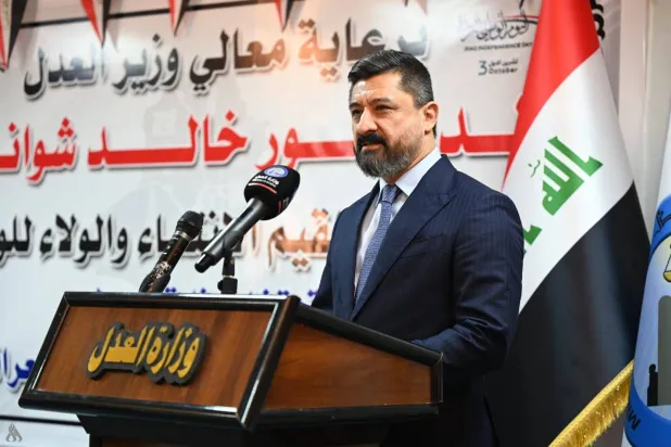 وزير العدل العراقي خالد شواني (واع)