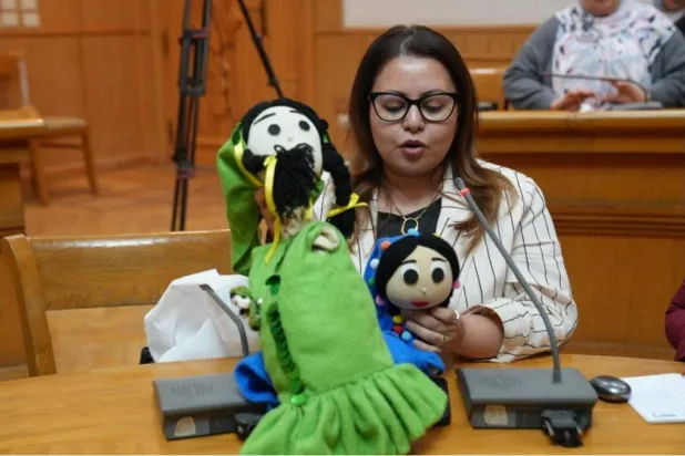 جانب من لقاء لإطلاق مشروع حماية وصون الأراجوز (وزارة الثقافة المصرية)