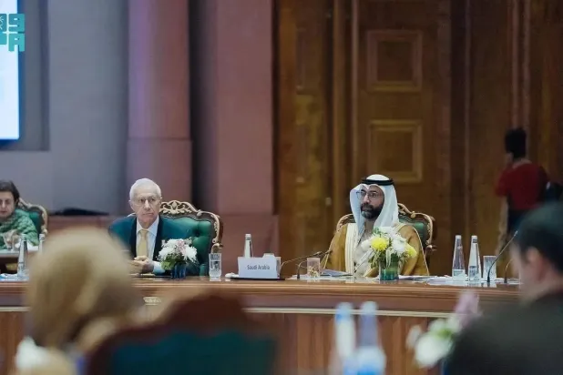 Saudi Arabia took part in a high-level session on harnessing artificial intelligence on the sidelines of the AI Impact Summit 2026 hosted by India. 