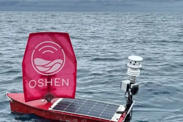 قوارب شراعية آلية تعمل كشبكة مراقبة بحرية