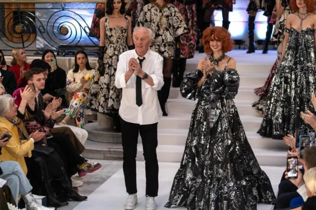 London Fashion Week will pay tribute to iconic designer Paul Costelloe who died in November, and had been a stalwart of the British captial's catwalks since the show was launched in 1984. Niklas HALLE'N / AFP/File
