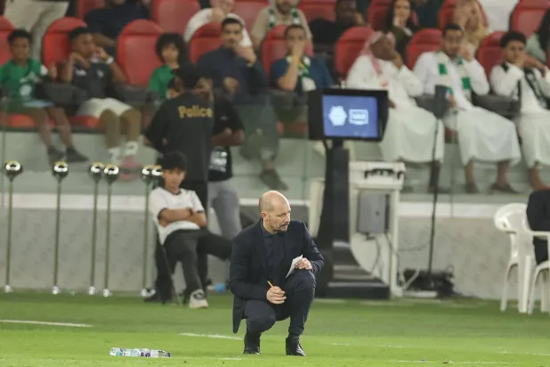 نيستور إل مايسترو، مدرب فريق النجمة (تصوير: عدنان مهدلي) 