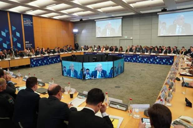 US Energy Secretary Chris Wright speaks at an IEA ministerial meeting in Paris (X) 