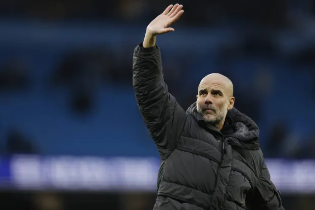 المدرب الإسباني بيب غوارديولا (رويترز)