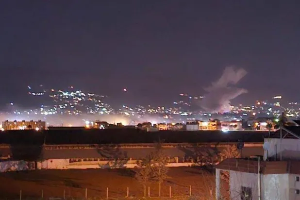 غارات إسرائيلية على البقاع (متداولة على «واتساب»)