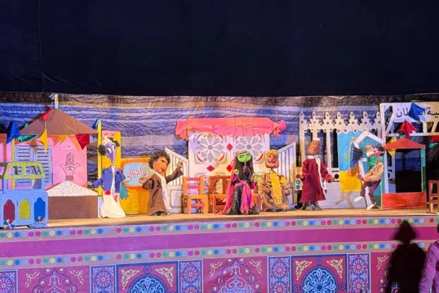 جانب من عرض الليلة الكبيرة في العام الماضي (الشرق الأوسط)