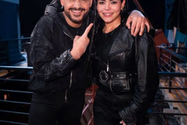 رامز جلال وأسماء جلال بعد المقلب (حسابه على فيسبوك)