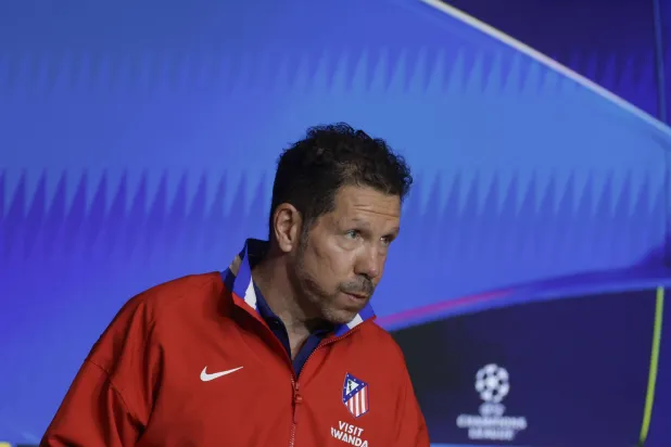 دييغو سيميوني مدرب أتلتيكو مدريد (إ.ب.أ)