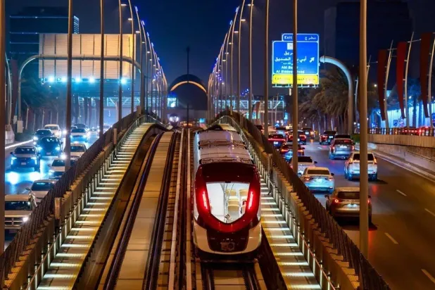 A Riyadh Metro train carriage in the Saudi capital (SPA). 