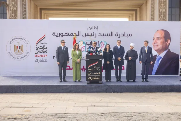  رئيس الوزراء المصري مصطفى مدبولي يطلق مبادرة أبواب الخير لدعم الفئات الأكثر احتياجاً (مجلس الوزراء المصري)
