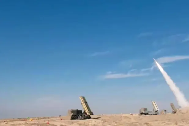 Images of the drill carried out on Tuesday as shown on Iranian state television.