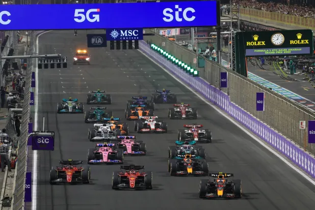 حلبة كورنيش جدة باتت علامة بصرية مميزة ومعروفة عالمياً (تصوير: عدنان مهدلي)