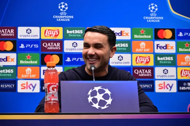 رافاييلي بالادينو مدرب أتالانتا (إ.ب.أ)