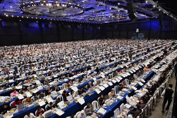 استغرق التحضير للمائدة نحو 4 أشهر (الشرق الأوسط)
