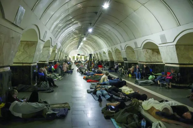 رئيس الإدارة العسكرية للعاصمة كييف أوصى بالبقاء في الملاجئ حتى انتهاء حالة التأهب الجوي (أرشيفية - رويترز)