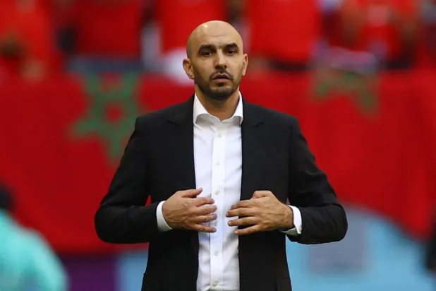 وليد الركراكي (رويترز)