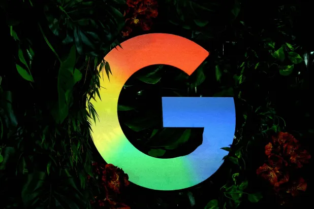 FILE PHOTO: The Google logo is displayed during a press conference in Berlin, Germany, November 11, 2025. REUTERS/Lisi Niesner/File Photo