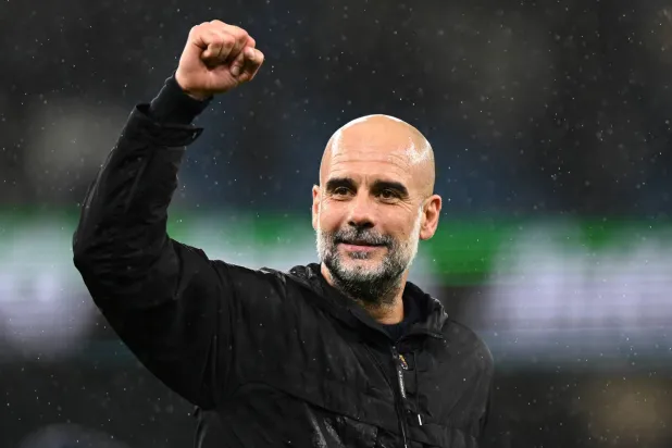 المدرب الإسباني لمانشستر سيتي بيب غوارديولا (إ.ب.أ)