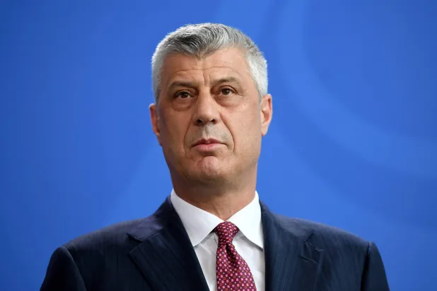 رئيس كوسوفو السابق هاشم تاجي (د.ب.أ)