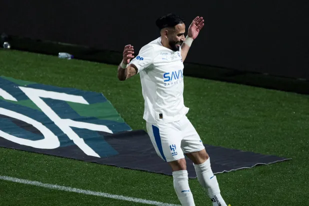 مندش خلال احتفاله بالهدف (موقع النادي)