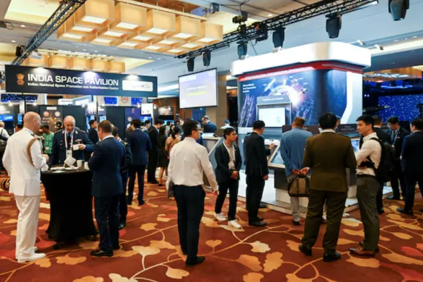 A general view of the Space Summit at Sands Expo and Convention Centre in Singapore February 2, 2026. REUTERS