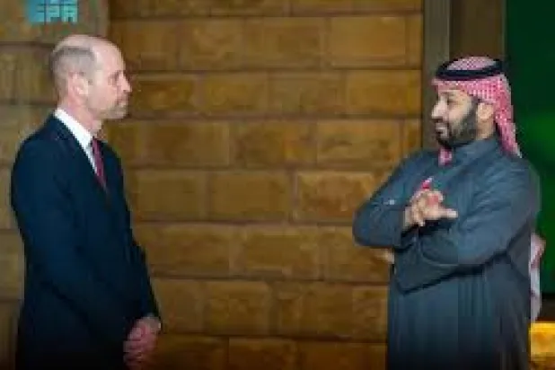 Veliaht Prens Muhammed bin Selman, Prens William ile birlikte Diriyye turuna çıktı